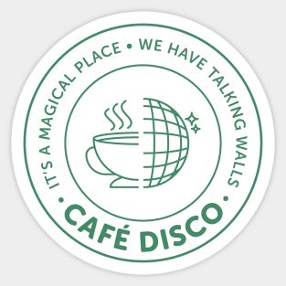 Café Disco Sticker